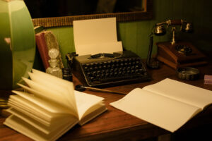 Typewriter & Journals